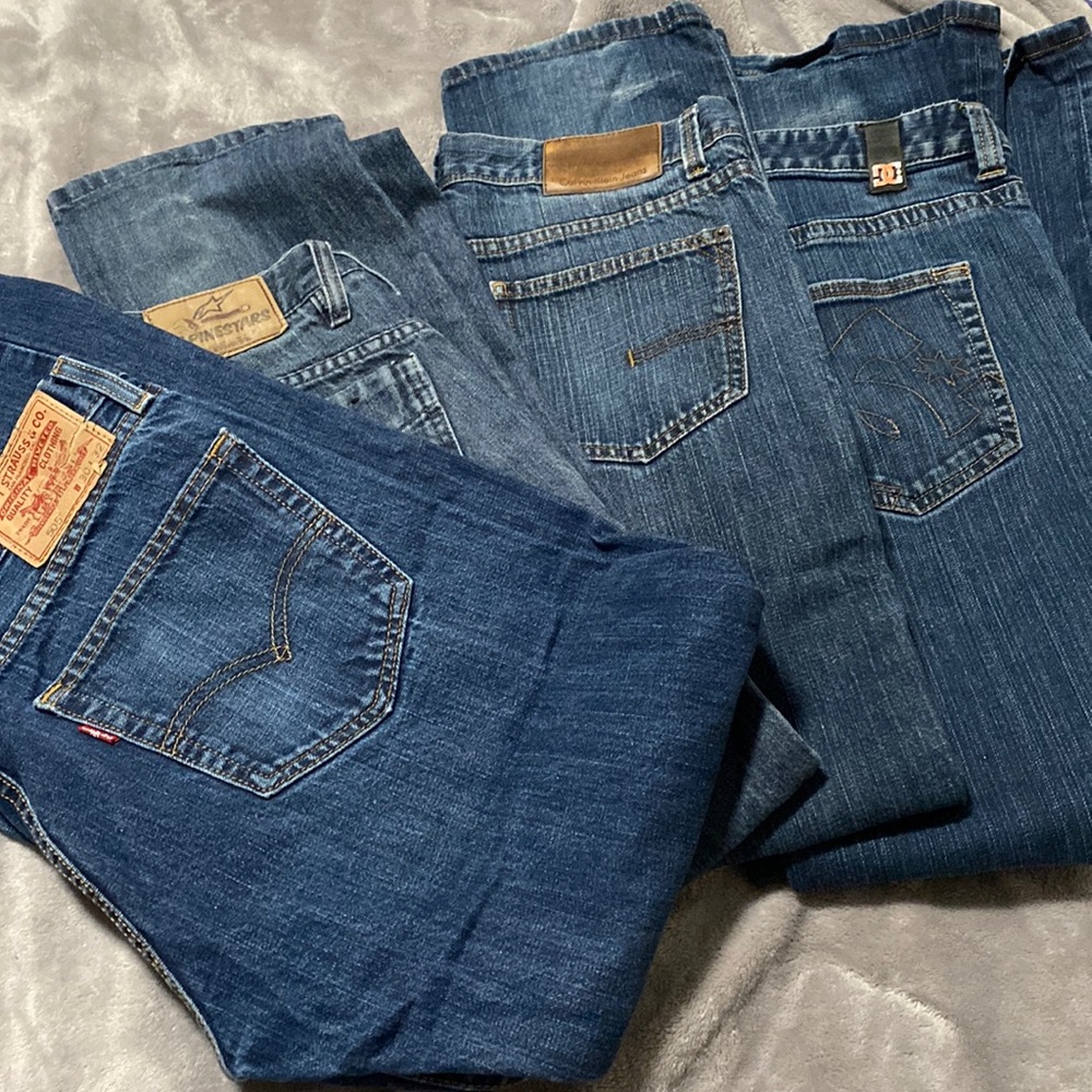 Levi’s 505, DC, Denim Jeans - Calvin Klein, Levis, etc. Lot